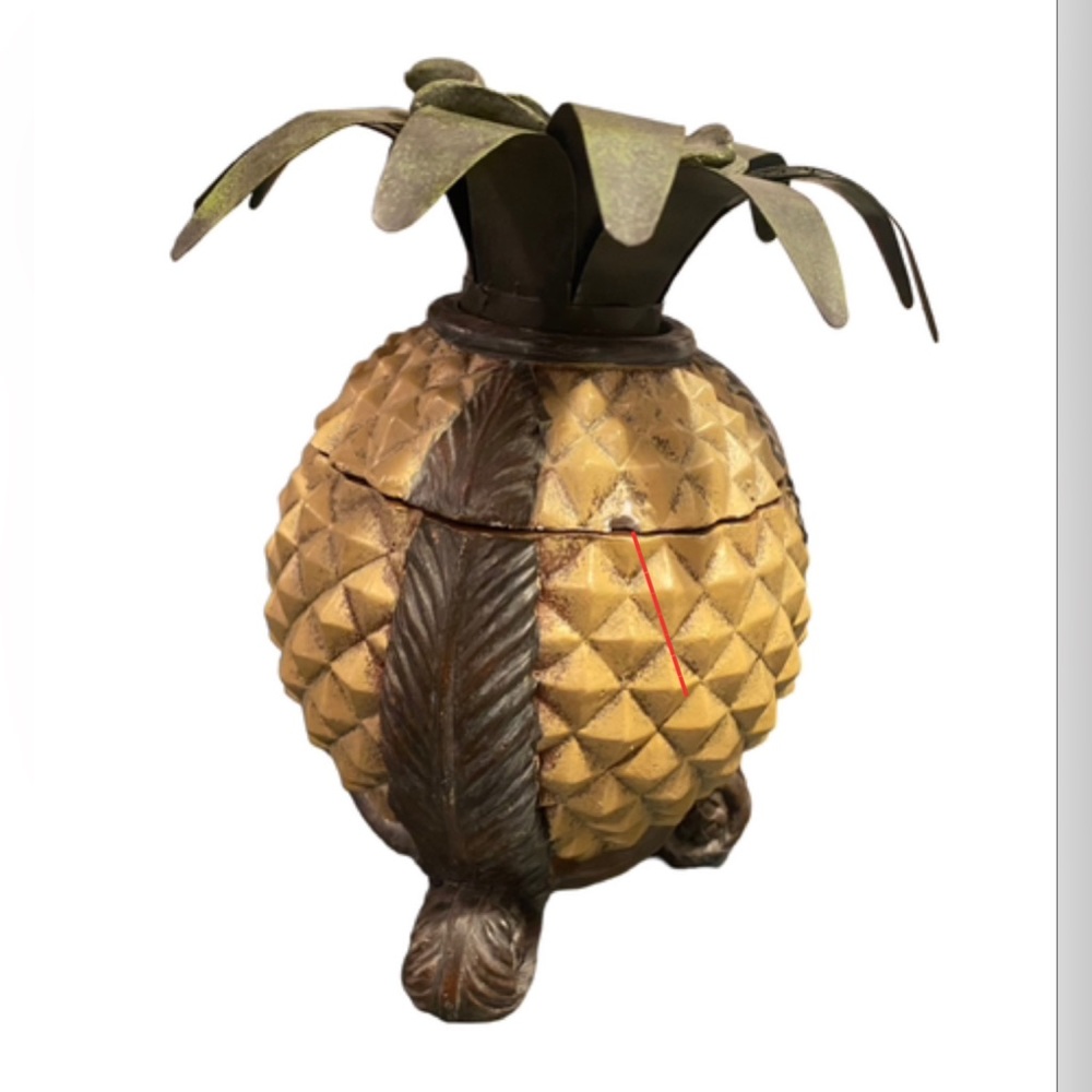 Vintage Pineapple Trinket Box - Picture 8 of 8